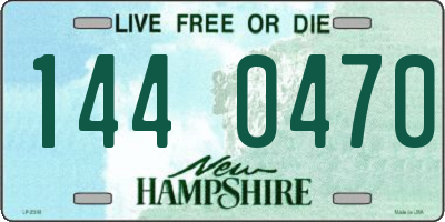 NH license plate 1440470