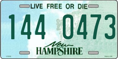NH license plate 1440473