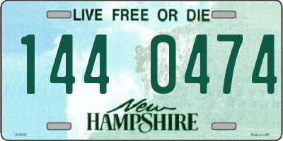 NH license plate 1440474