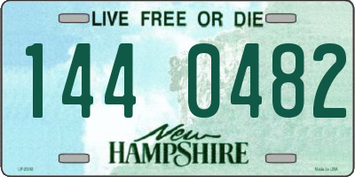 NH license plate 1440482