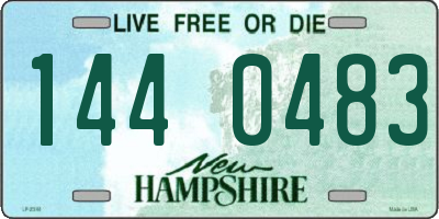 NH license plate 1440483
