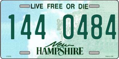 NH license plate 1440484