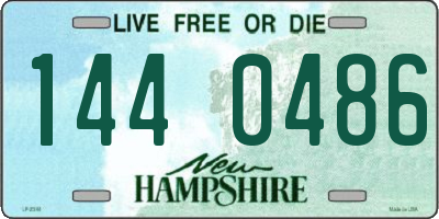 NH license plate 1440486