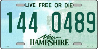 NH license plate 1440489