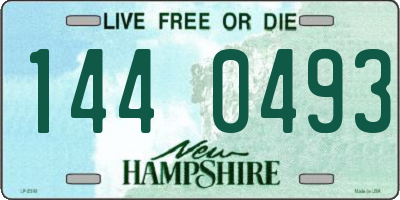 NH license plate 1440493