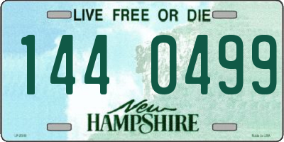 NH license plate 1440499