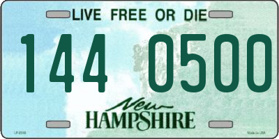 NH license plate 1440500