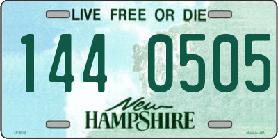 NH license plate 1440505