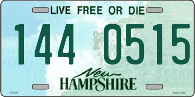 NH license plate 1440515