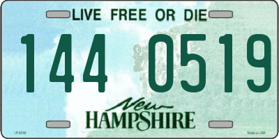 NH license plate 1440519