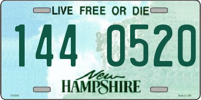 NH license plate 1440520