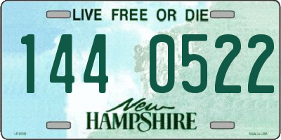 NH license plate 1440522
