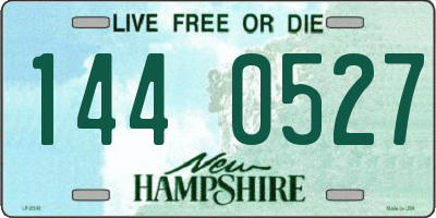 NH license plate 1440527