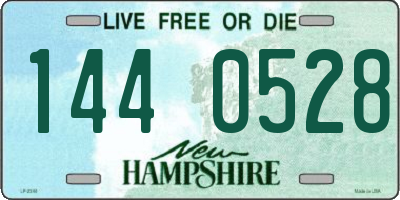 NH license plate 1440528