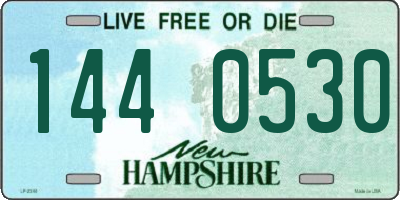 NH license plate 1440530