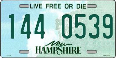 NH license plate 1440539