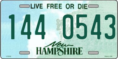 NH license plate 1440543
