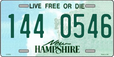 NH license plate 1440546