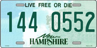 NH license plate 1440552