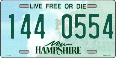 NH license plate 1440554