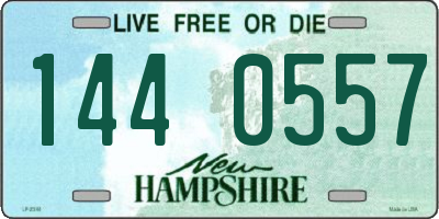 NH license plate 1440557