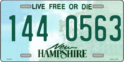 NH license plate 1440563