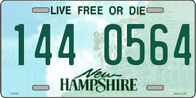NH license plate 1440564