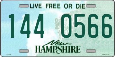 NH license plate 1440566