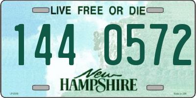 NH license plate 1440572