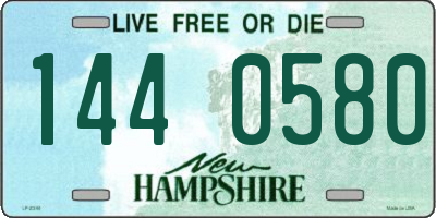 NH license plate 1440580