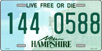 NH license plate 1440588