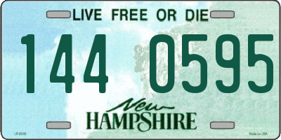 NH license plate 1440595