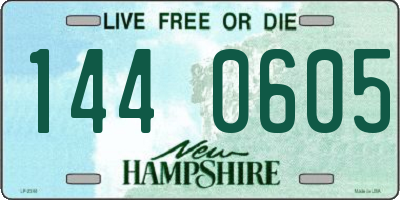 NH license plate 1440605