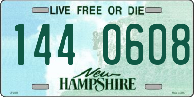 NH license plate 1440608