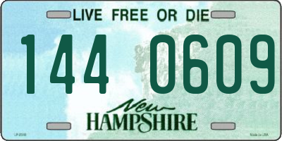 NH license plate 1440609