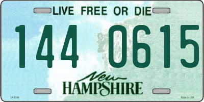 NH license plate 1440615