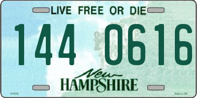 NH license plate 1440616