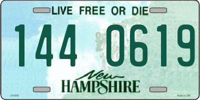 NH license plate 1440619