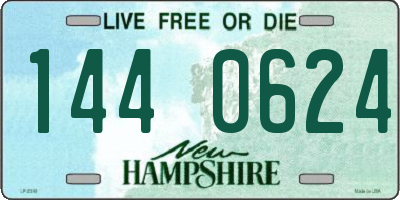 NH license plate 1440624
