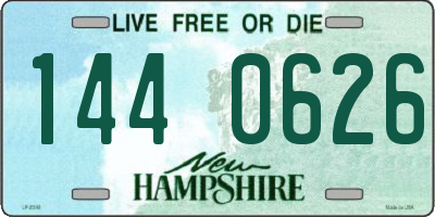 NH license plate 1440626
