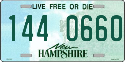 NH license plate 1440660