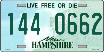 NH license plate 1440662