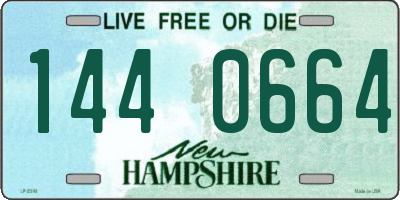 NH license plate 1440664