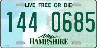 NH license plate 1440685