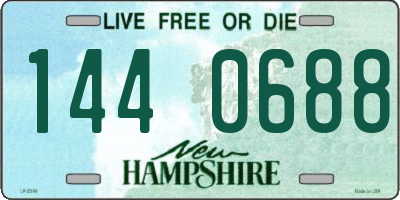 NH license plate 1440688