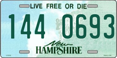 NH license plate 1440693