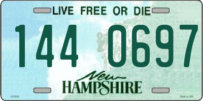 NH license plate 1440697