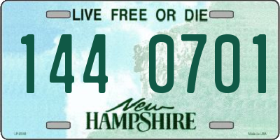 NH license plate 1440701