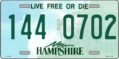 NH license plate 1440702