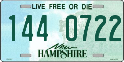 NH license plate 1440722